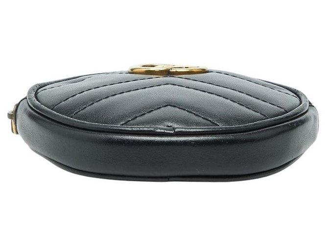 Monedero Gucci GG Marmont Heart Negro - vista 3