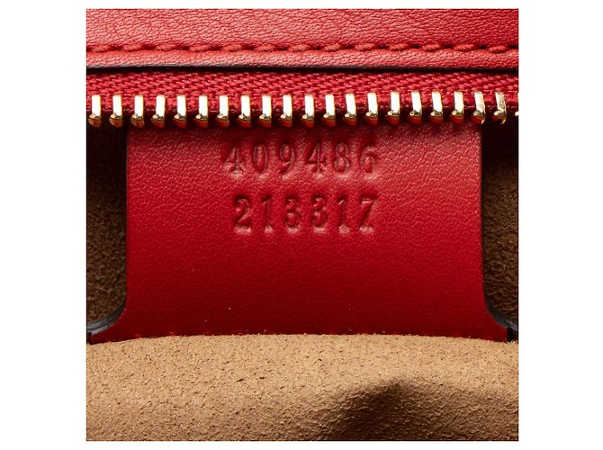 Borsa a tracolla media Gucci GG Supreme Padlock Marrone Beige - vista 5