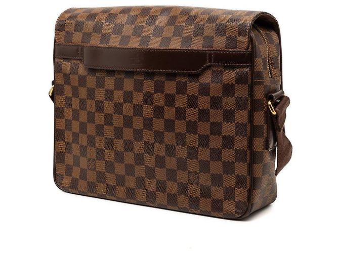 Borsa a tracolla Louis Vuitton Damier Shelton MM Marrone - vista 2