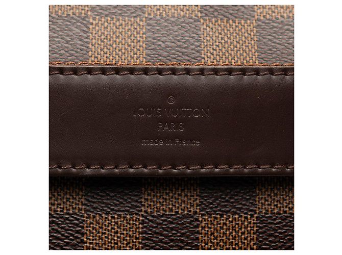Borsa a tracolla Louis Vuitton Damier Shelton MM Marrone - vista 5