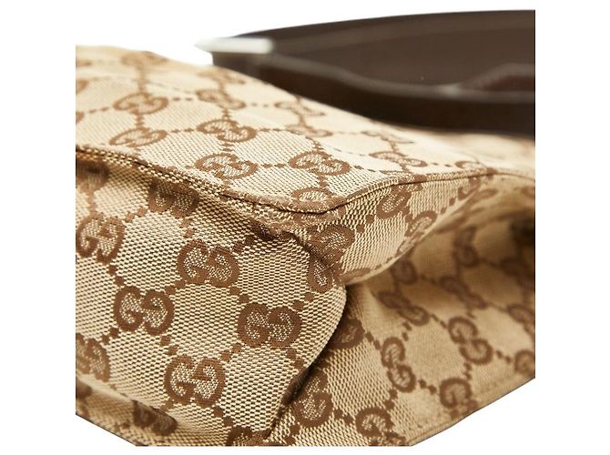 Borsa a tracolla Gucci GG Canvas Marrone Beige - vista 4