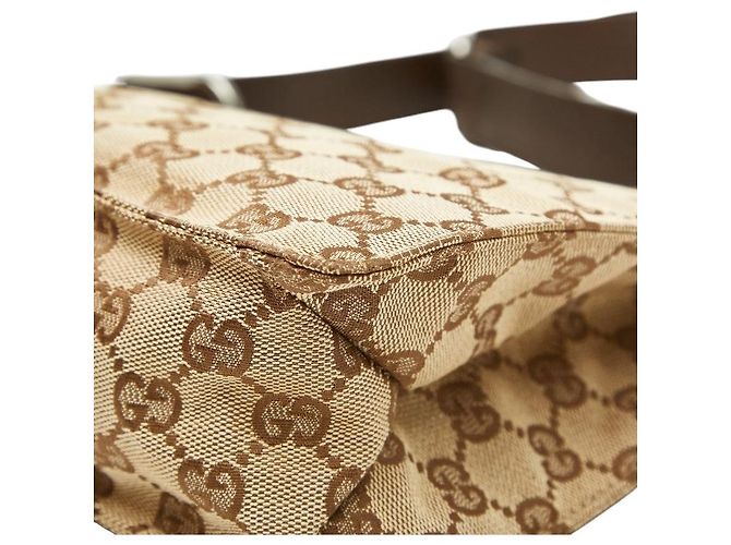 Borsa a tracolla Gucci GG Canvas Marrone Beige - vista 6