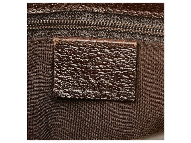 Borsa a tracolla Gucci GG Canvas Marrone Beige - vista 9