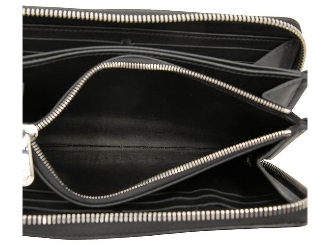 Cartera Zippy Louis Vuitton Monogram Mahina Negro - vista 5