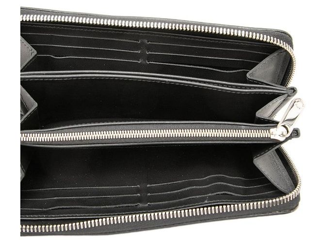Cartera Zippy Louis Vuitton Monogram Mahina Negro - vista 6