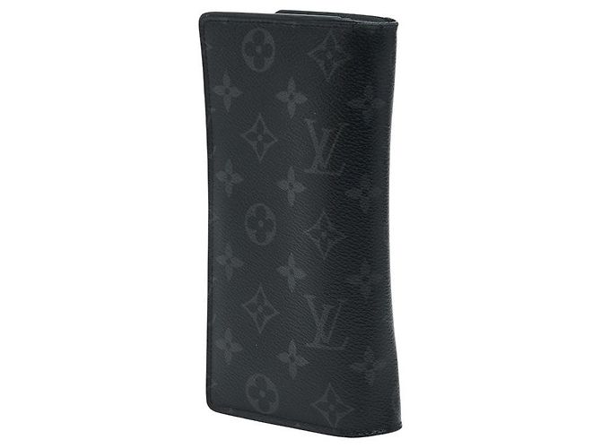 Louis Vuitton Portefeuille Brazza Long Wallet Nero - vista 2