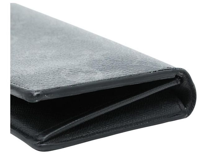 Louis Vuitton Portefeuille Brazza Long Wallet Nero - vista 4