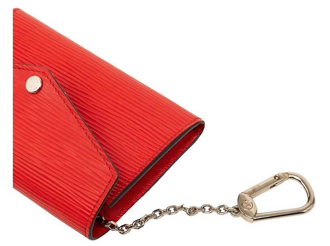 Louis Vuitton Epi Clefs Rabat Coin Case Roja - vista 4