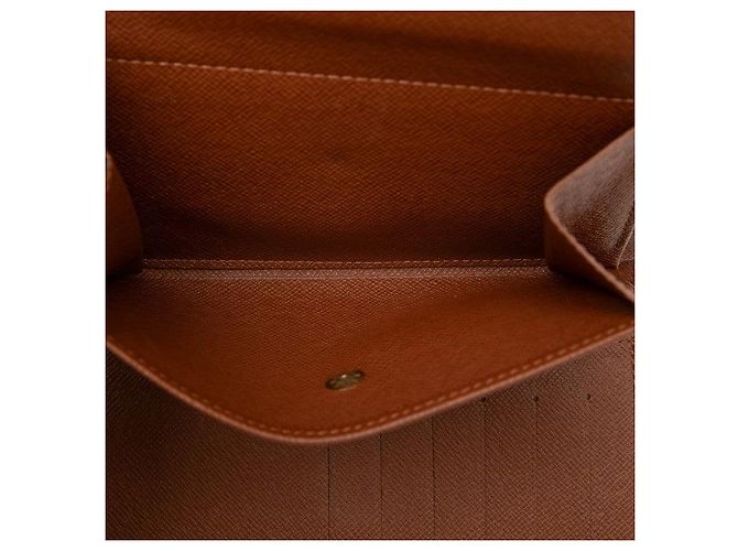 Louis Vuitton Portefeuille Tresor Wallet Marrone - vista 5
