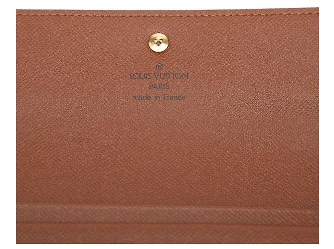 Louis Vuitton Portefeuille Tresor Wallet Marrone - vista 6