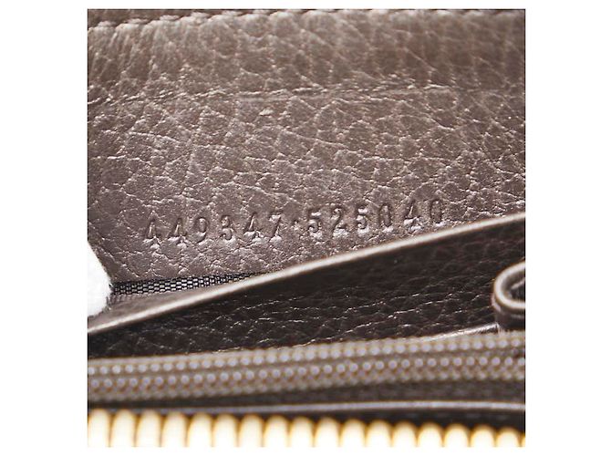 Cartera larga Gucci Interlocking G Castaño - vista 9