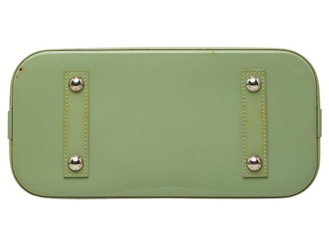 Louis Vuitton Alma PM Lackleder 2WAY Tasche Grün - Ansicht 3