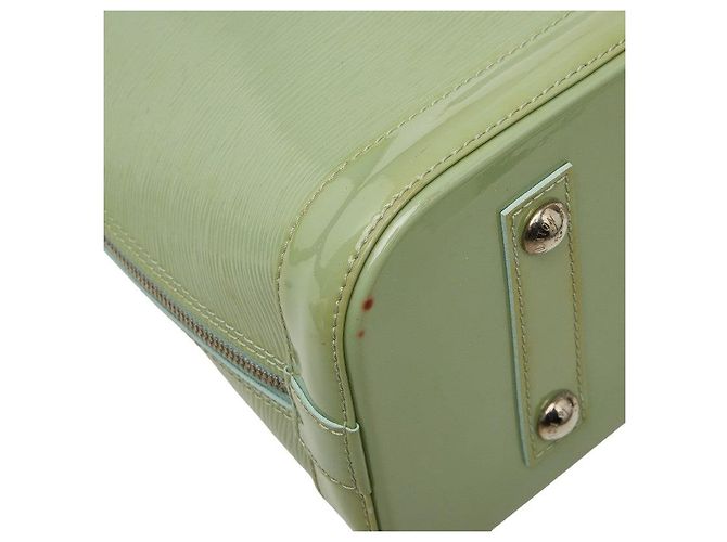 Louis Vuitton Alma PM Lackleder 2WAY Tasche Grün - Ansicht 4