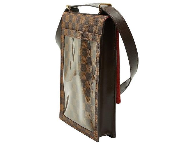 Borsa a tracolla Louis Vuitton Portobello Marrone - vista 2