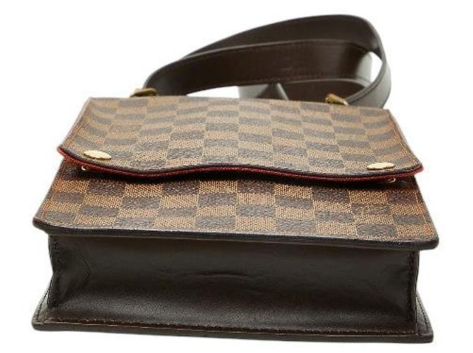Borsa a tracolla Louis Vuitton Portobello Marrone - vista 3