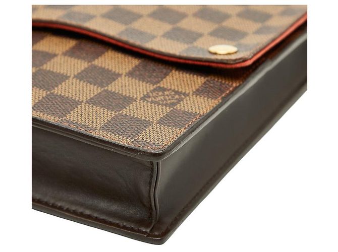 Borsa a tracolla Louis Vuitton Portobello Marrone - vista 4