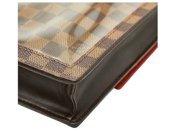 Borsa a tracolla Louis Vuitton Portobello Marrone - vista 6