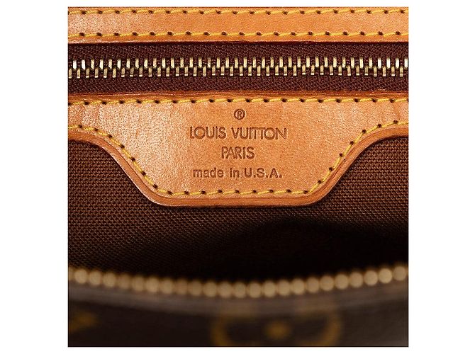 Borsa Cabas Piano Monogram Louis Vuitton Marrone - vista 5