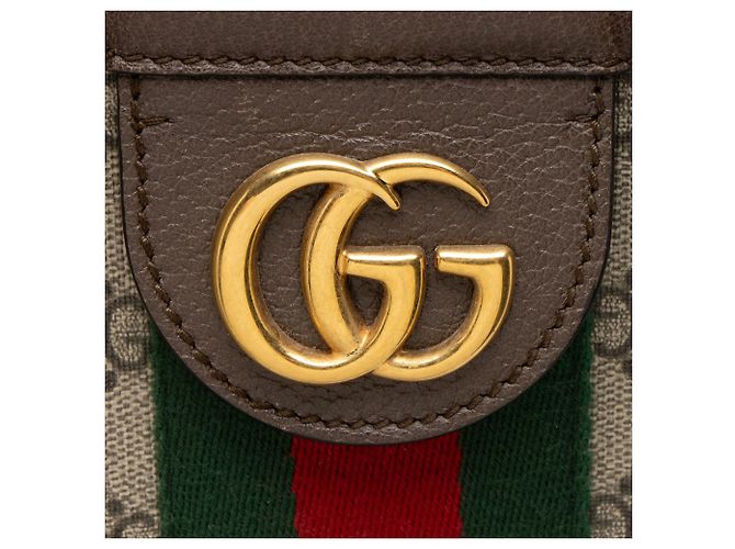 Gucci GG Supreme Ophidia Soft Vertical Large Tote Braun Beige - Ansicht 9