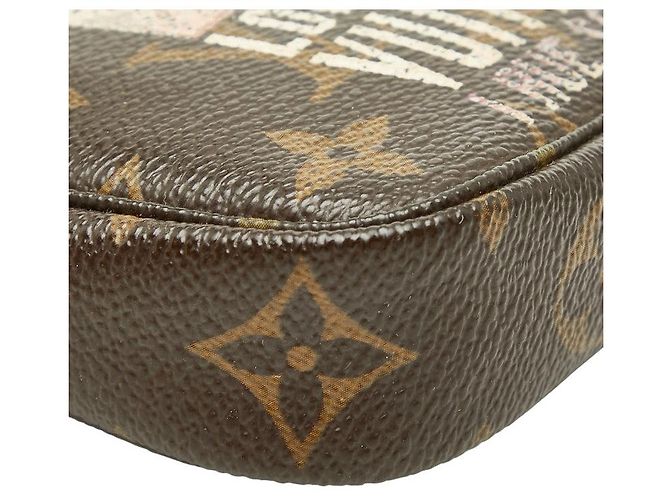 Louis Vuitton Mini Pochette Accessoire Braun - Ansicht 5