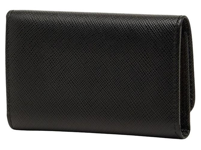 Prada Saffiano 4-Schlüsseletui 1PG004 Schwarz - Ansicht 2
