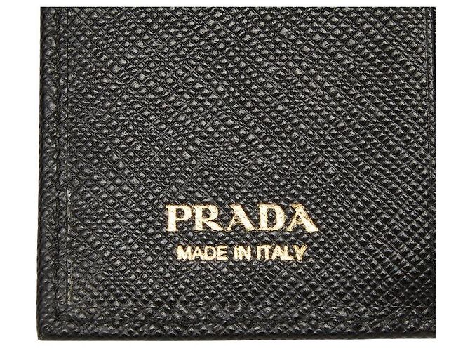 Prada Saffiano 4-Schlüsseletui 1PG004 Schwarz - Ansicht 7