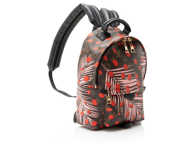 Louis Vuitton Limited Edition Monogram Canvas Jungle Dots Palm Springs PM Rucksack Braun - Ansicht 2
