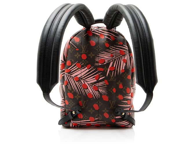 Louis Vuitton Limited Edition Monogram Canvas Jungle Dots Palm Springs PM Rucksack Braun - Ansicht 3