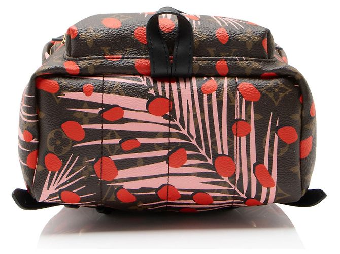 Louis Vuitton Limited Edition Monogram Canvas Jungle Dots Palm Springs PM Rucksack Braun - Ansicht 4