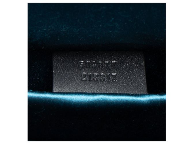 Bolsa de Ombro Média com Corrente Gucci Ophidia em Camurça Preto - vista 6
