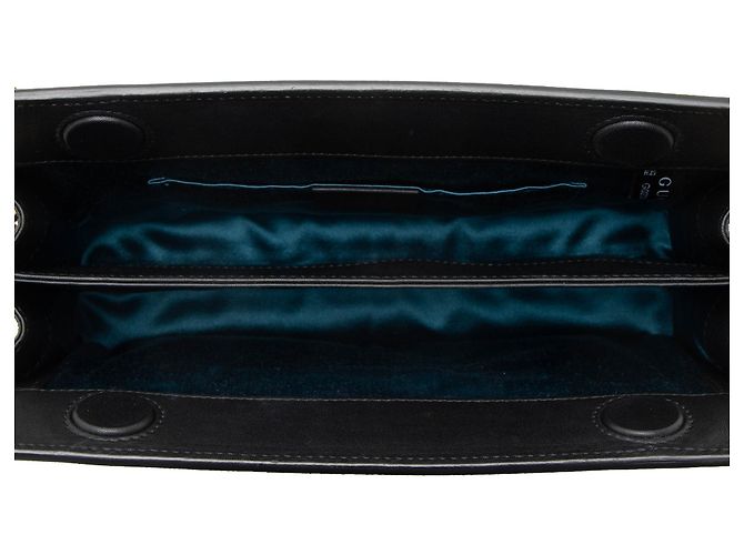 Bolsa de Ombro Média com Corrente Gucci Ophidia em Camurça Preto - vista 7