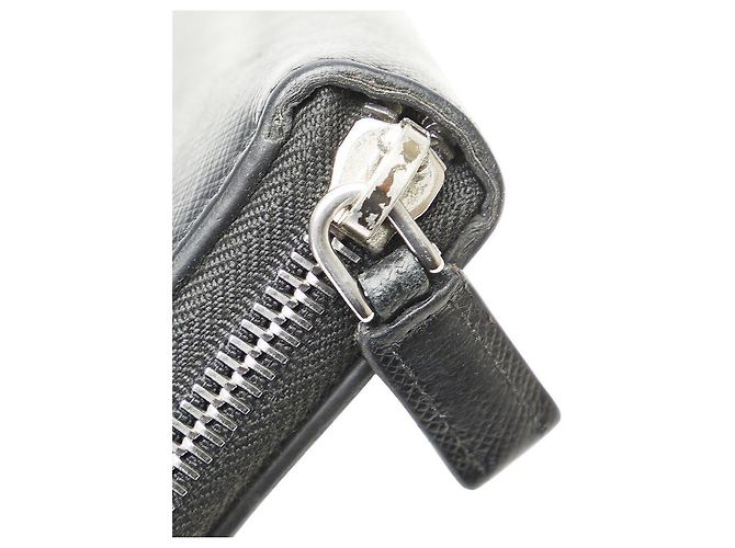 Prada Saffiano langes Portemonnaie Schwarz - Ansicht 5