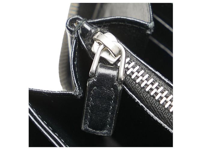 Prada Saffiano langes Portemonnaie Schwarz - Ansicht 8