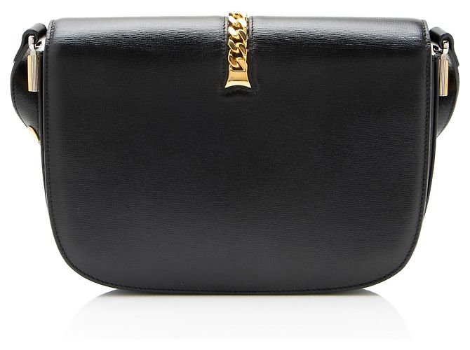 Borsa a tracolla piccola Gucci Leather Sylvie 1969 Nero - vista 3