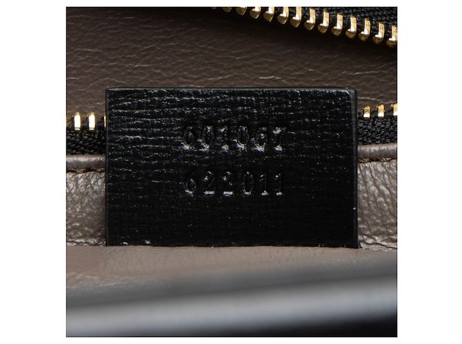 Borsa a tracolla piccola Gucci Leather Sylvie 1969 Nero - vista 6