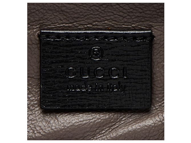 Borsa a tracolla piccola Gucci Leather Sylvie 1969 Nero - vista 8