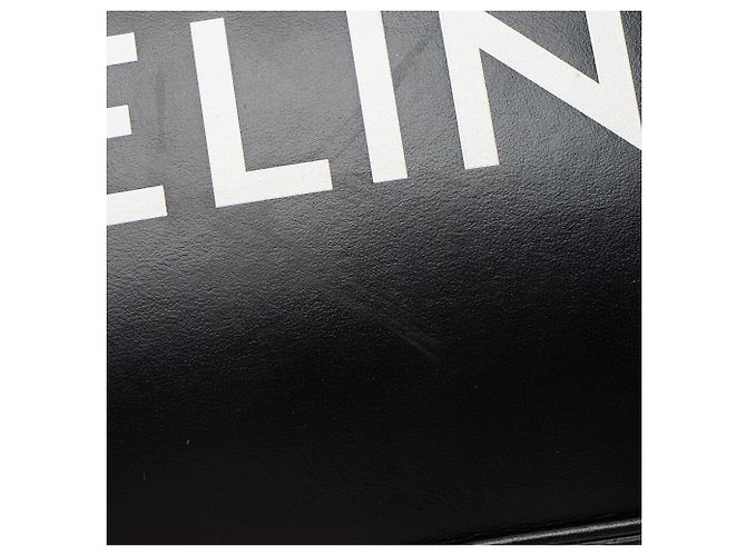 Céline Celine Smooth Calfskin Logo Print Medium Messenger - vista 10