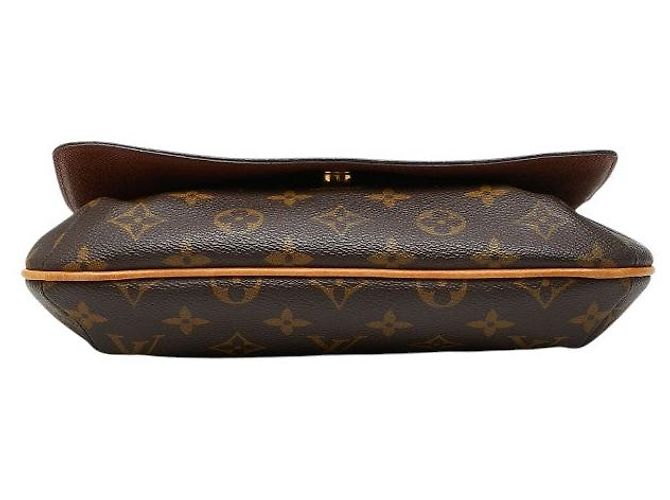 Borsa a tracolla corta Louis Vuitton Musette Tango Marrone - vista 3