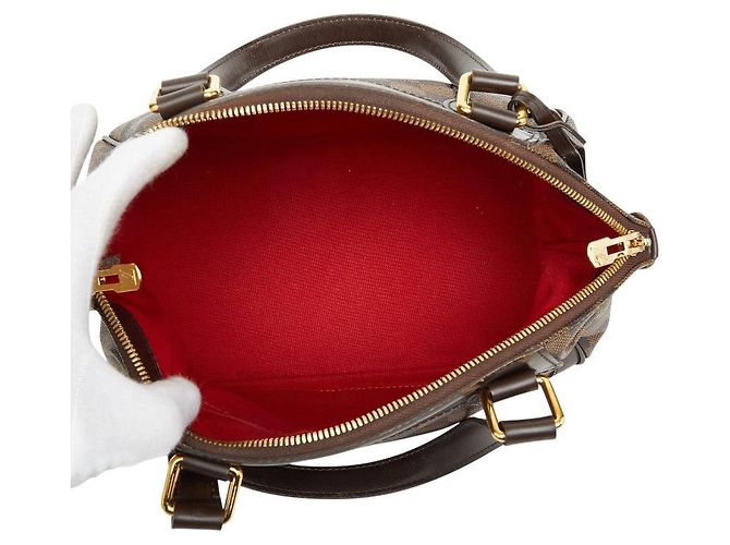Borsa Louis Vuitton Verona PM Marrone - vista 10