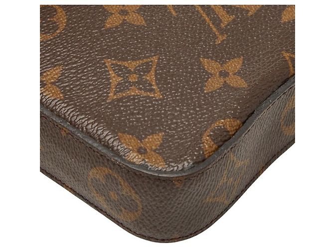 Borsa a tracolla Louis Vuitton Pochette Felicie Marrone - vista 7