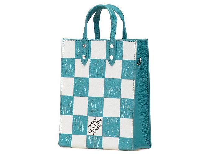 Louis Vuitton Damier Checkerboard Sac Plat XS Multicolor - vista 2