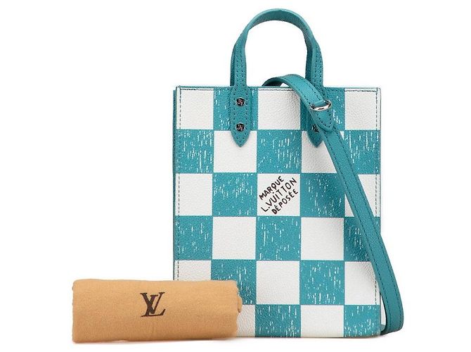 Louis Vuitton Damier Checkerboard Sac Plat XS Multicolor - vista 9