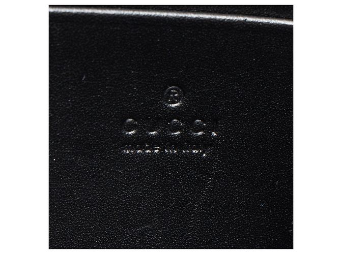 Gucci GG Marmont Wallet on Chain aus gestepptem Leder Schwarz - Ansicht 8