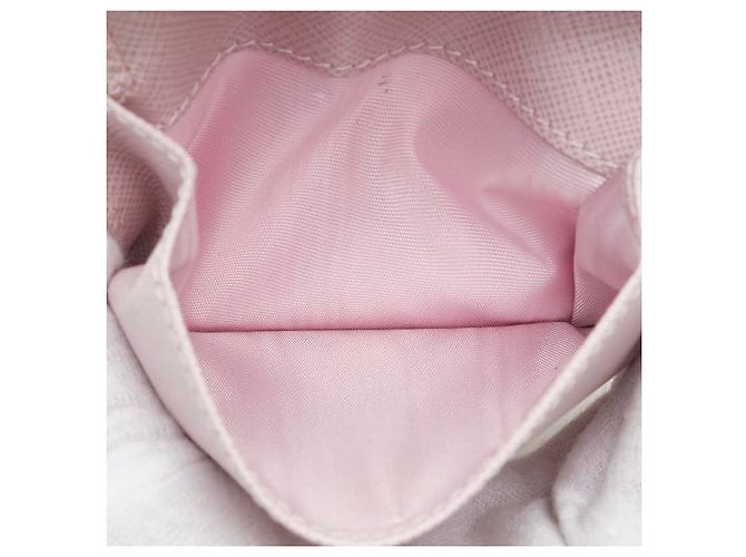 Portafoglio bi-fold Prada logo embossed Rosa - vista 9