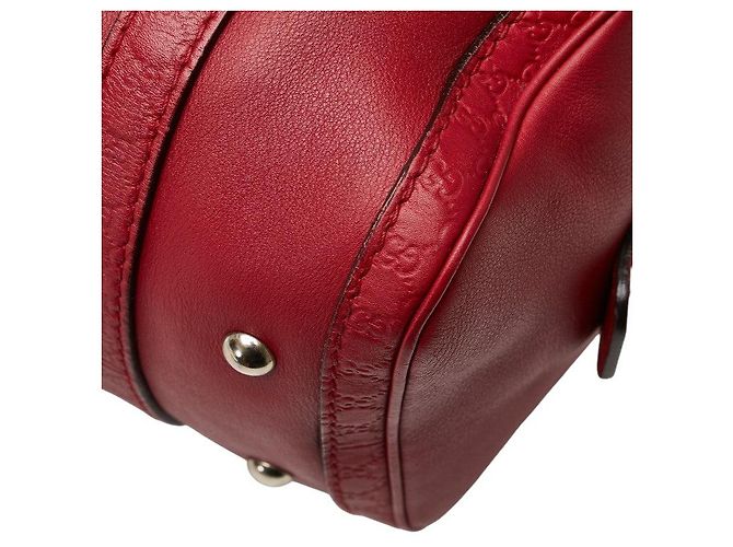 Gucci Micro Guccissima 2-Way Handtasche Rot - Ansicht 10