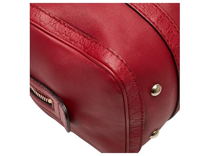 Gucci Micro Guccissima 2-Way Handtasche Rot - Ansicht 7