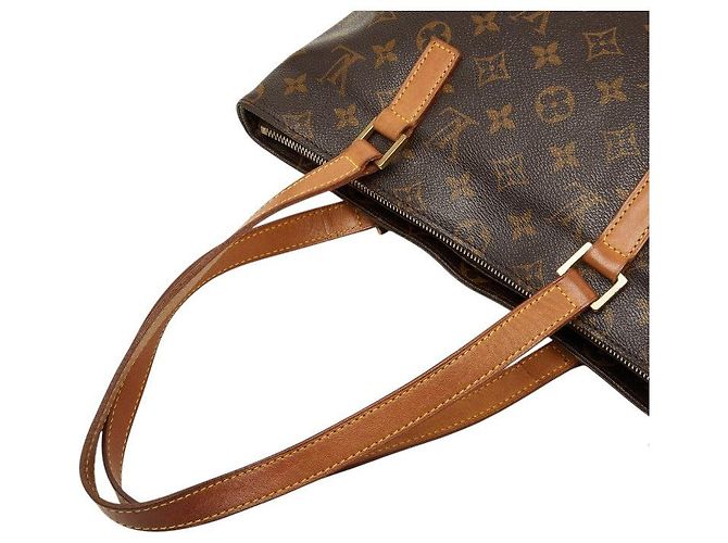 Saco Cabas Piano Monogram Louis Vuitton Marrom - vista 9