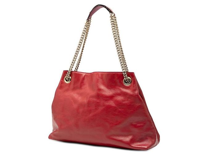Gucci Soho Chain Schultertasche Rot - Ansicht 2