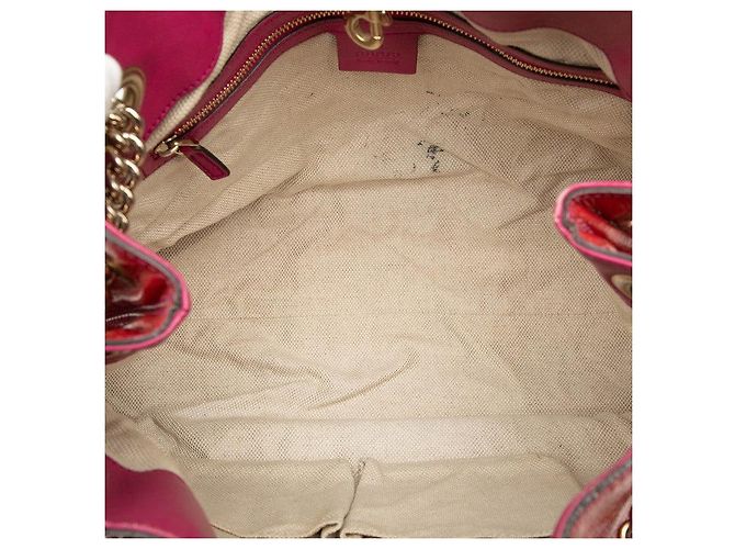 Gucci Soho Chain Schultertasche Rot - Ansicht 5