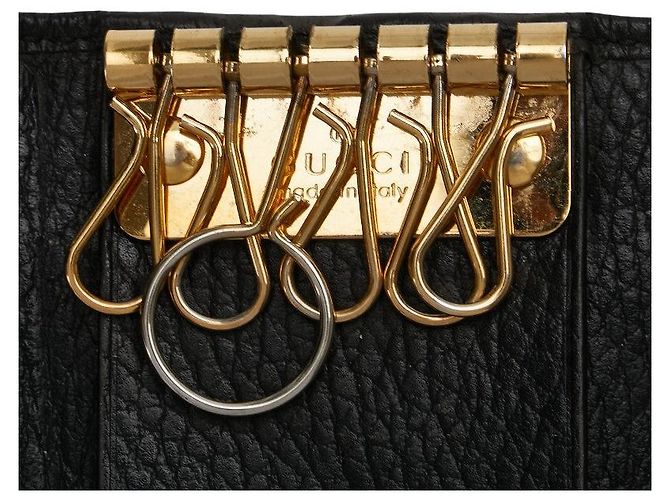 Portachiavi Gucci GG Marmont Nero - vista 10
